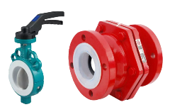 PFA / PTFE Fittings & Valves