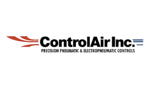 ControlAir Inc. logo featured by Relevant Industrial, specializing in precise air pressure regulators and pneumatic control solutions.