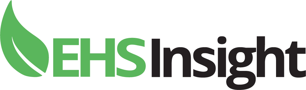 EHS Insight logo, representing a leading environmental, health, and safety management software platform used to streamline compliance, incident tracking, audits, and safety performance monitoring in industrial operations.