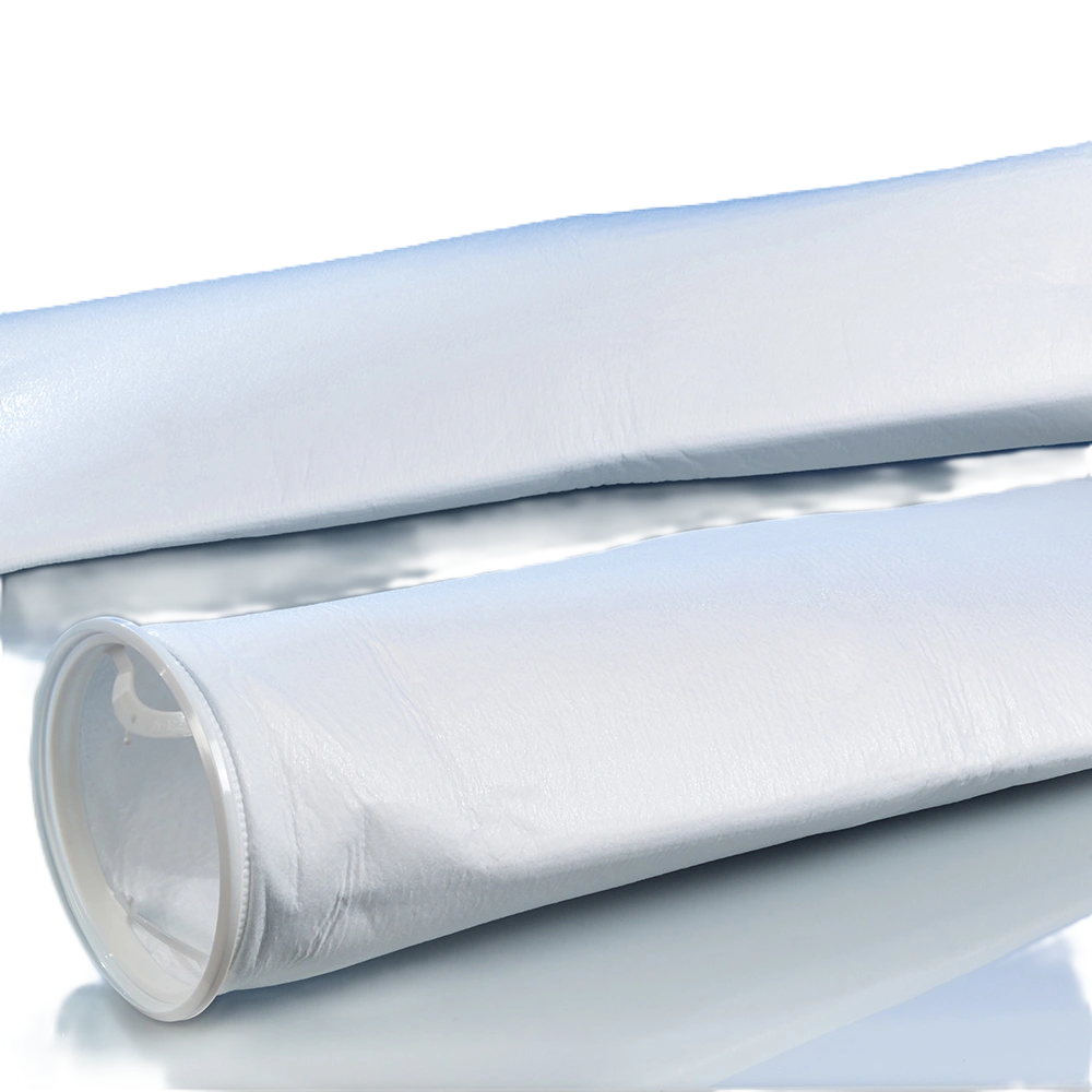 Filter bags and accessories by Relevant Industrial, featuring high-efficiency filtration media and compatible components designed for use in industrial bag filter housings to capture particulates and protect downstream equipment.