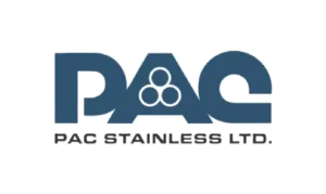 PAC Stainless logo representing stainless steel tubing and fittings for industrial and instrumentation applications, offered by Relevant Industrial.