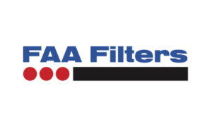 FAA Filters logo representing industrial filtration solutions, offered by Relevant Industrial for air, gas, and liquid purification applications.
