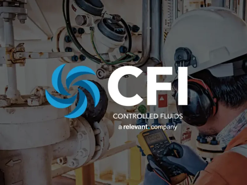 CFI banner by Relevant Solutions, representing Controlled Fluids Inc., a trusted provider of hydraulic, pneumatic, and fluid power solutions for industrial and mobile equipment applications.
