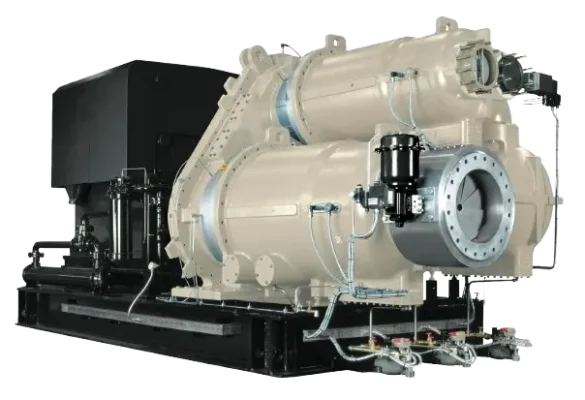 Air compressor featured by Relevant Industrial, highlighting reliable compressed air solutions engineered for industrial manufacturing, energy production, and process applications.